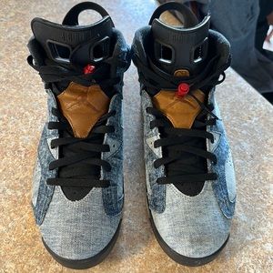 Jordan Retro 6 Denim Size 11.5 Men Great Condition NO BOX